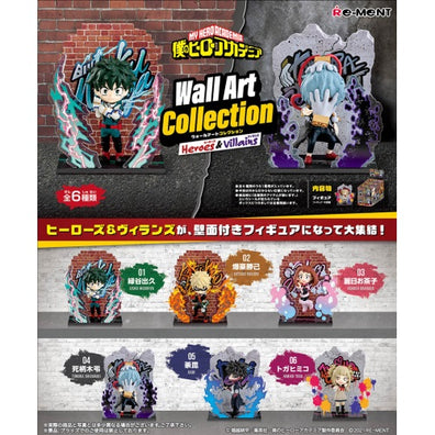 My Hero Academia Wall Art Collection Re-Ment 3-Inch Collectible Toy